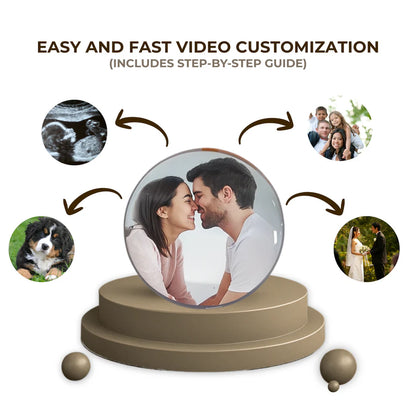 Memory Glow 3D Video Crystal Ball