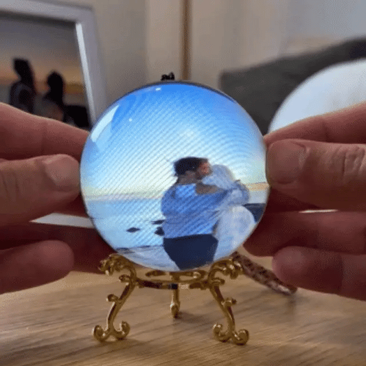 Memory Glow 3D Video Crystal Ball